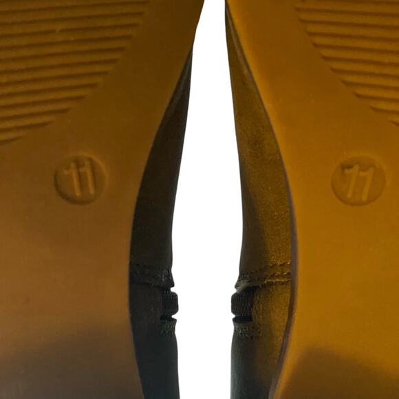 Limelight Dylan Laced Back Booties Women’s Size 11 Gray Ankle Boots 1” Heel - Picture 10 of 12